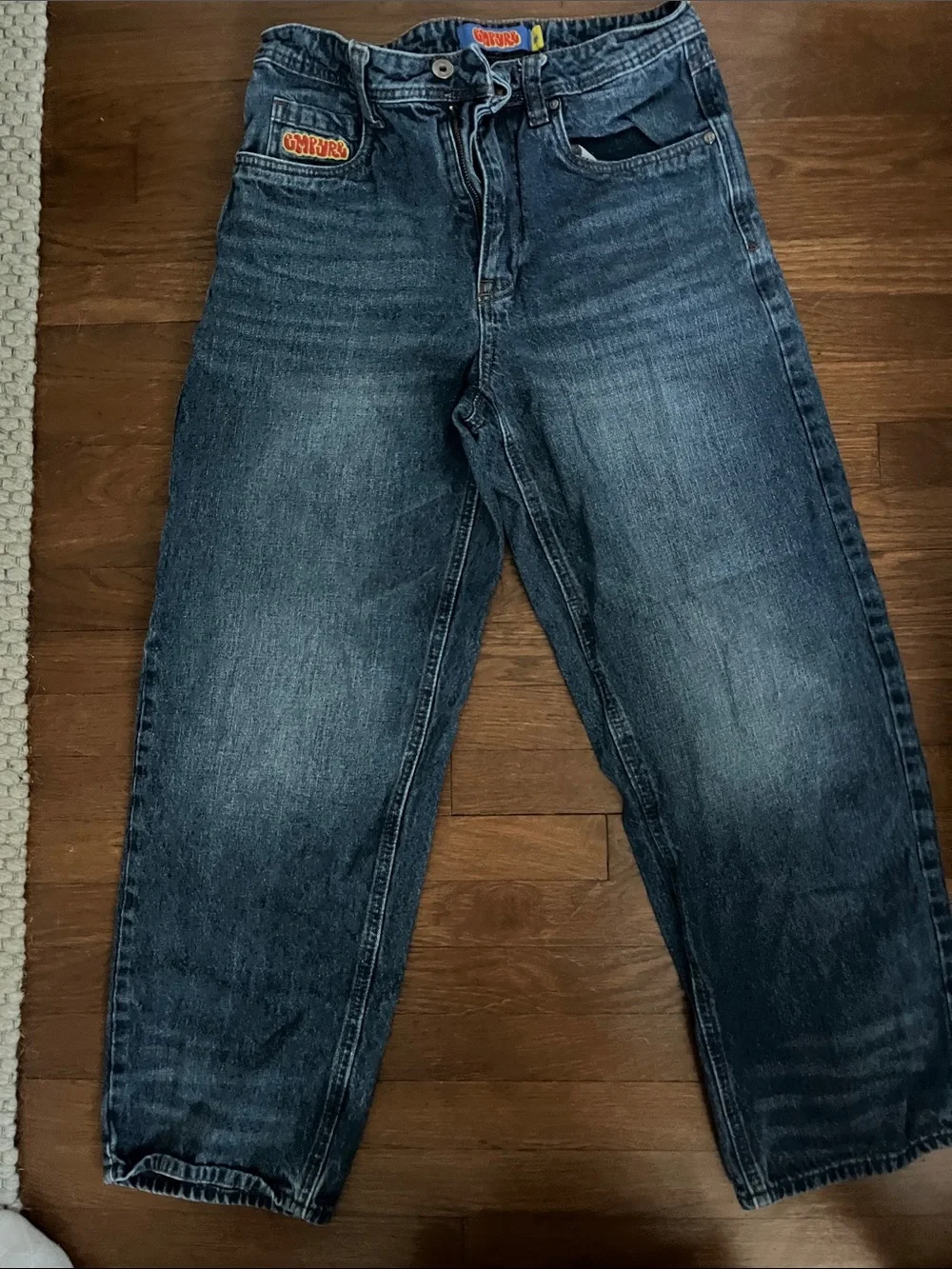 Empyre Relaxed Fit Jeans in Washed Blue